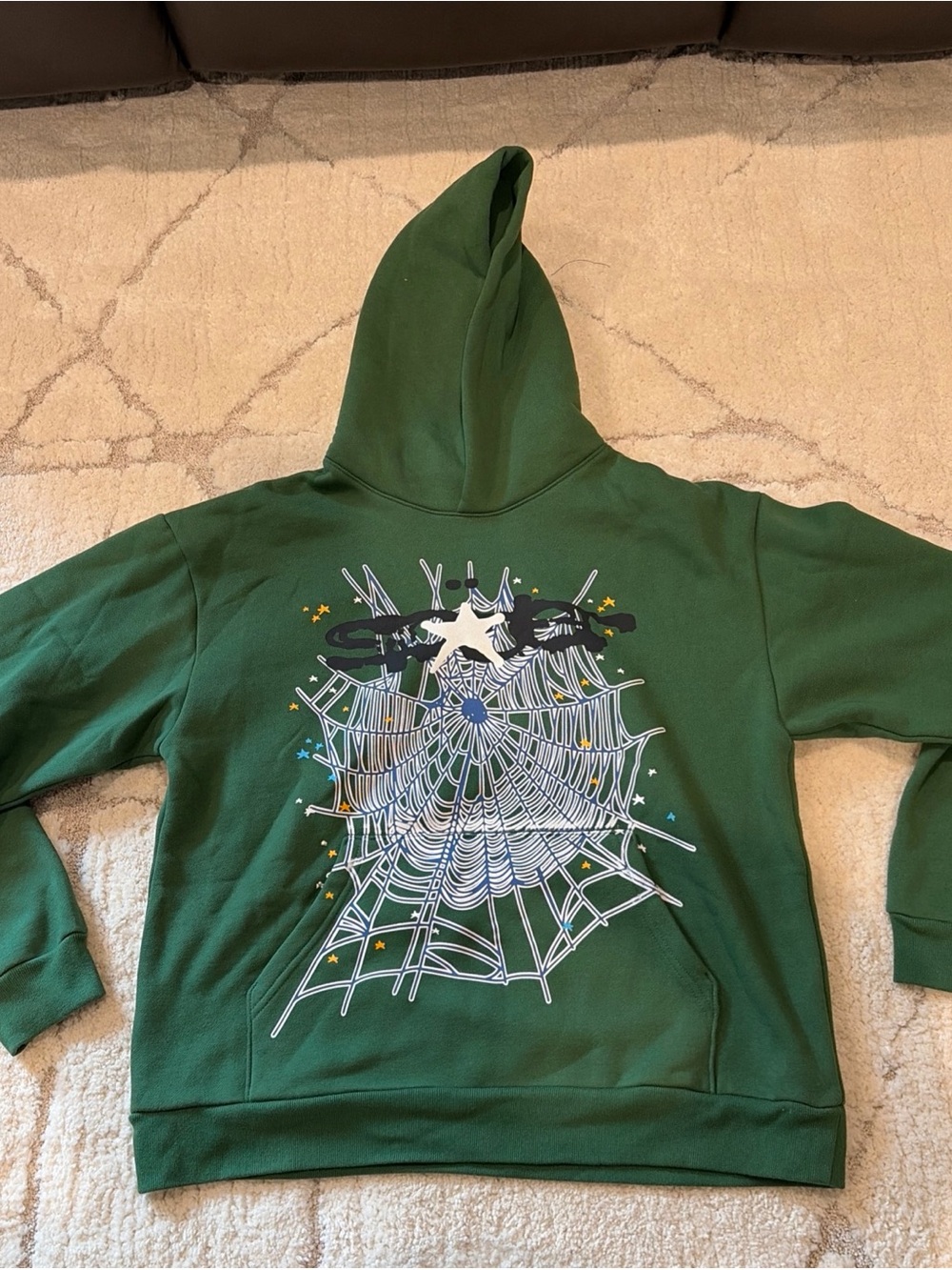 Sp5der Web Hoodie Hunter Green